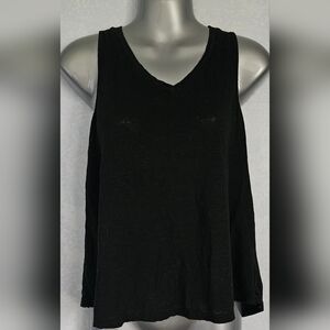 Black Sleeveless Women's Top L